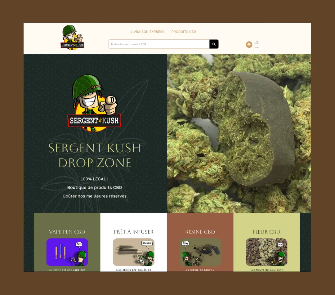 sergent-kush Sergent Kush Vente en ligne de CBD